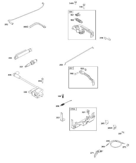 B&S - 08â  08P502-0013-H1 B - Armadura, mandos, sistema eléctrico, resorte de regulador, encendido, bují­a de encendido de la marca Stihl