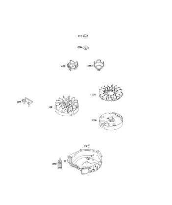 B&S - 08â  08P502-0024-H1 G - Volante de la marca Stihl