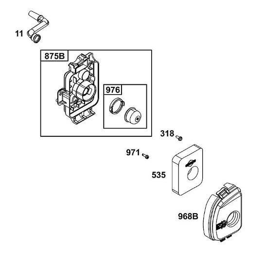B&S - 08â  08P502-0129-H1 A - CONJUNTO DE FILTRO DE AIRE de la marca Stihl