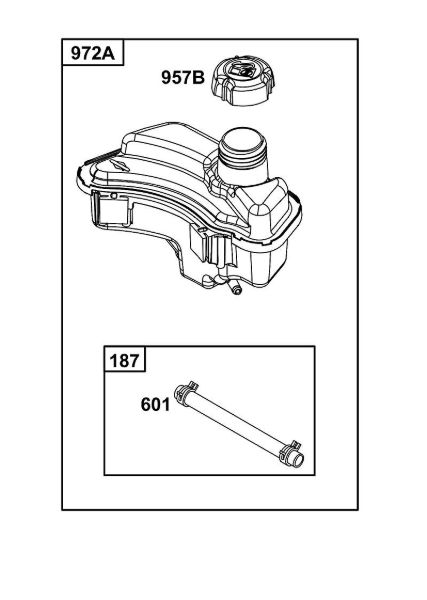B&S - 08â  08P502-0129-H1 K - CONJUNTO DE ALIMENTACIí“N DE COMBUSTIBLE de la marca Stihl