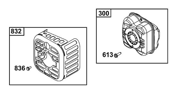 B&S - 08â  08P502-0131-H1 I - CONJUNTO DE GASES DE ESCAPE de la marca Stihl