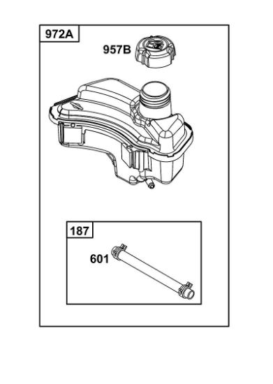B&S - 08â  08P502-0131-H1 K - CONJUNTO DE ALIMENTACIí“N DE COMBUSTIBLE de la marca Stihl