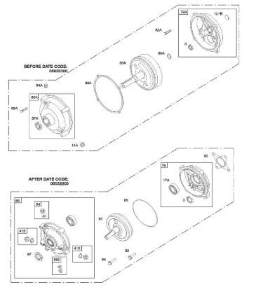 B&S - 09â  093312-1182-B1 G - Cambio reductor de la marca Stihl