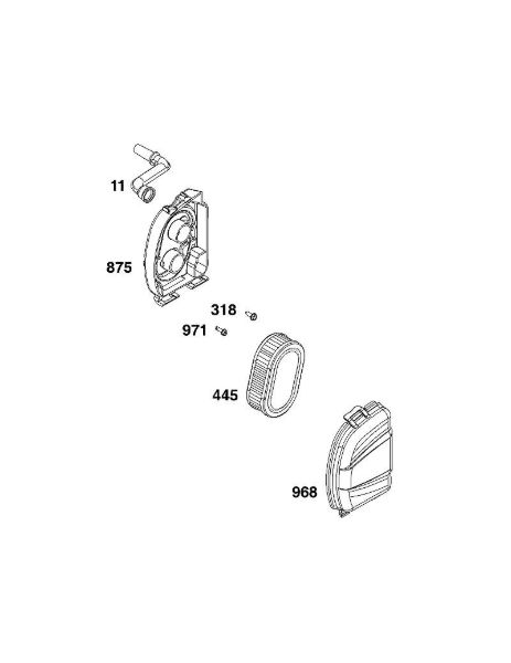 B&S - 09â  093J02-0079-H5 A - CONJUNTO DE FILTRO DE AIRE de la marca Stihl