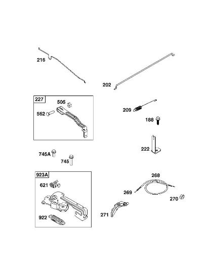 B&S - 09â  093J02-0079-H5 D - CONJUNTO DE ELEMENTOS DE MANDO de la marca Stihl