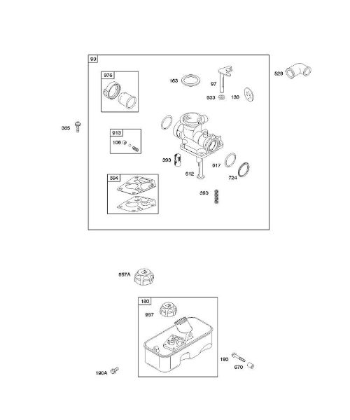 B&S - 09â  09D902-2096-B1 E - Carburador, suministro de combustible de la marca Stihl