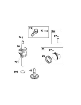 B&S - 09â  09P602-0124-H1 F - CONJUNTO DE CIGíœEí‘AL de la marca Stihl