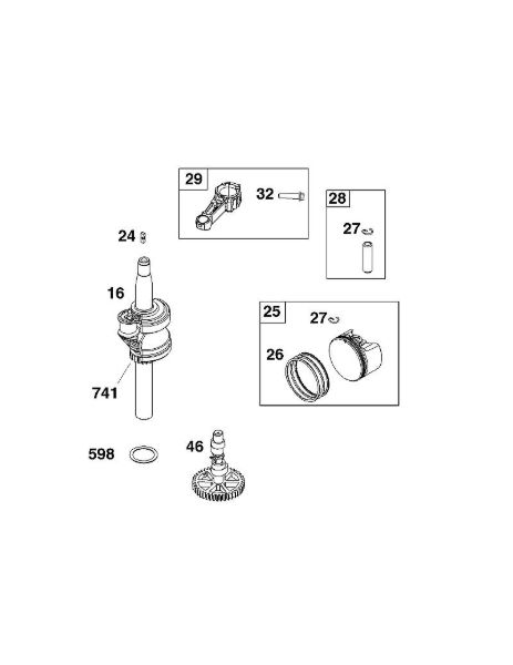 B&S - 09â  09P602-0124-H1 F - CONJUNTO DE CIGíœEí‘AL de la marca Stihl