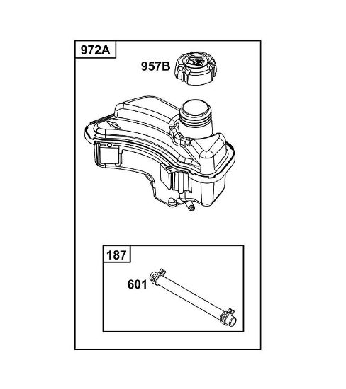 B&S - 09â  09P602-0124-H1 K - CONJUNTO DE ALIMENTACIí“N DE COMBUSTIBLE de la marca Stihl