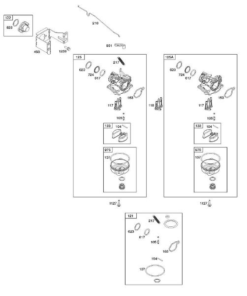 B&S - 09â  09P702-0044-F1 E - Carburador de la marca Stihl