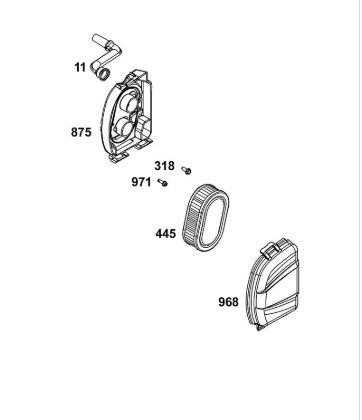 B&S - 09â  09P702-0240-H5 A - CONJUNTO DE FILTRO DE AIRE de la marca Stihl