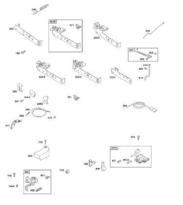 B&S - 09â  09T602-0110-H1 C - Freno, mandos, resorte de regulador, encendido de la marca Stihl