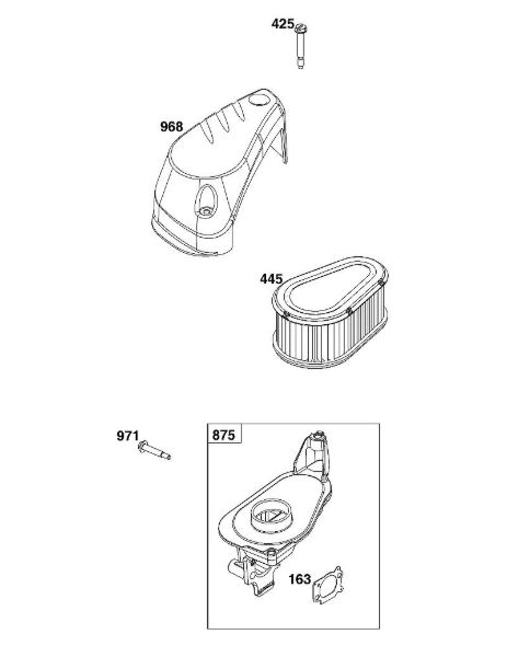 B&S - 10â  100602-0036-H5 A - CONJUNTO DE FILTRO DE AIRE de la marca Stihl