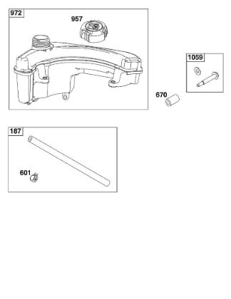 B&S - 10â  100602-0036-H5 K - CONJUNTO DE ALIMENTACIí“N DE COMBUSTIBLE de la marca Stihl