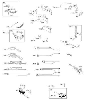 B&S - 10â  100602-0160-B8 B - Generador, freno, mandos, resorte de regulador, encendido de la marca Stihl