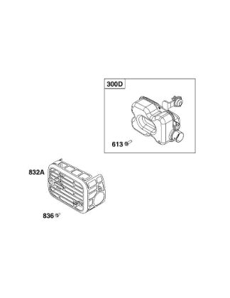 B&S - 10â  103M02-0085-H1 I - CONJUNTO DE GASES DE ESCAPE de la marca Stihl