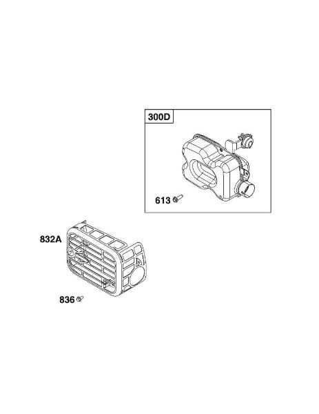 B&S - 10â  103M02-0085-H1 I - CONJUNTO DE GASES DE ESCAPE de la marca Stihl