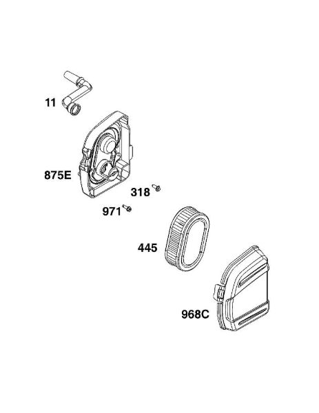 B&S - 10â  103M02-0099-H5 A - CONJUNTO DE FILTRO DE AIRE de la marca Stihl