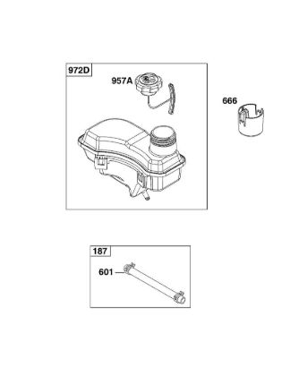 B&S - 10â  103M02-0099-H5 K - CONJUNTO DE ALIMENTACIí“N DE COMBUSTIBLE de la marca Stihl