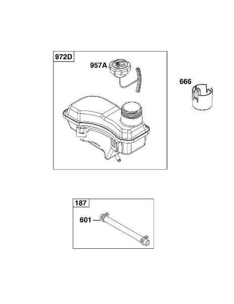 B&S - 10â  103M02-0099-H5 K - CONJUNTO DE ALIMENTACIí“N DE COMBUSTIBLE de la marca Stihl