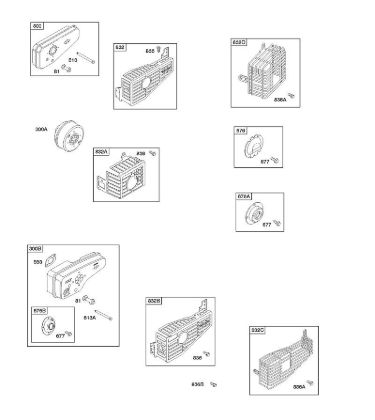 B&S - 10â  10A902-2128-E1 F - Sistema de escape de la marca Stihl