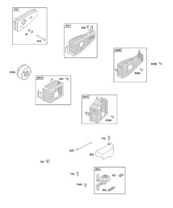 B&S - 10â  10D902-0132-B1 C - Freno, sistema de escape de la marca Stihl