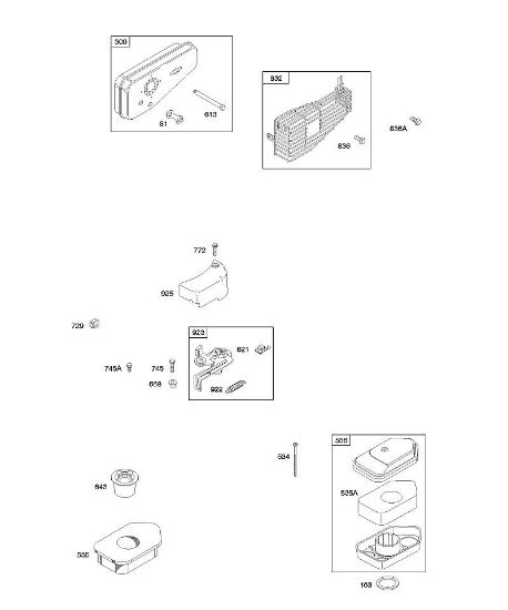 B&S - 10â  10F902-0110-B1 A - Depurador de aire, freno, sistema de escape de la marca Stihl