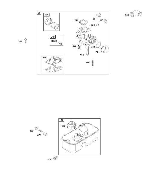 B&S - 10â  10F902-0111-B1 D - Carburador, suministro de combustible de la marca Stihl