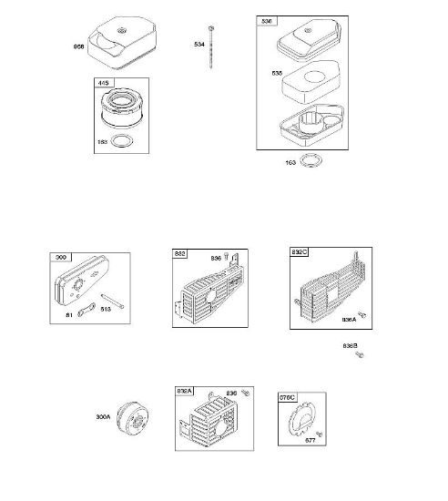 B&S - 10â  10T802-0180-B1 A - Depurador de aire, sistema de escape de la marca Stihl