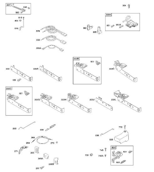 B&S - 10â  10T802-0198-H1 C - Freno, mandos, resorte de regulador, encendido de la marca Stihl