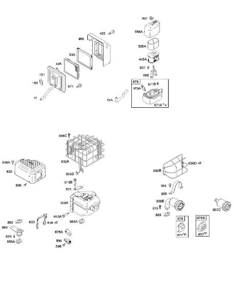 B&S - 11â  110492-0165-E1 A - Depurador de aire, silenciador de la marca Stihl