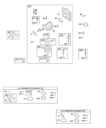 B&S - 11â  110492-0165-E1 B - Carburador, juegos de juntas carburador de la marca Stihl
