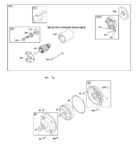 B&S - 11â  110492-0165-E1 E - Arranque eléctrico, engranaje reductor de la marca Stihl