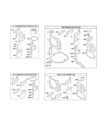 B&S - 12â  121602-0149-E1 G - Juegos/Juegos de juntas de la marca Stihl