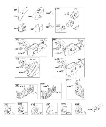 B&S - 12â  121602-0296-E1 A - Depurador de aire, sistema de escape de la marca Stihl