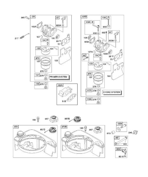 B&S - 12â  121602-0327-E1 E - Carburador, suministro de combustible de la marca Stihl