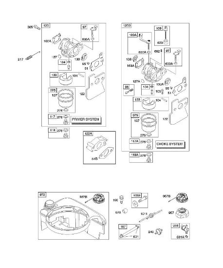 B&S - 12â  122672-0134-E1 D - Carburador, suministro de combustible de la marca Stihl