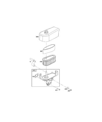 B&S - 12â  122Q02-0154-B1 A - Filtro de aire de la marca Stihl