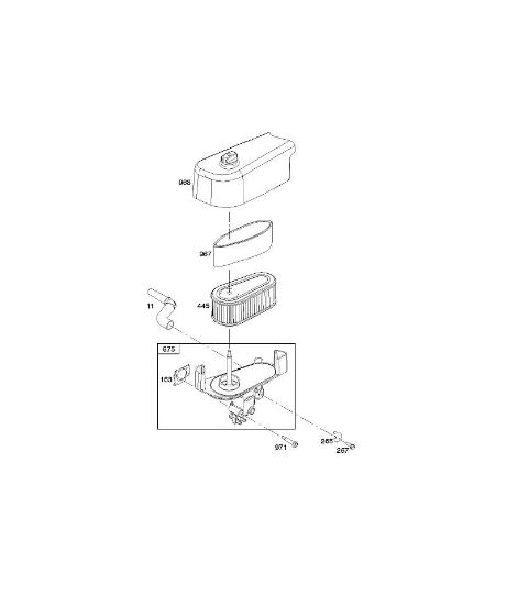 B&S - 12â  122Q02-0171-B1 A - Filtro de aire de la marca Stihl