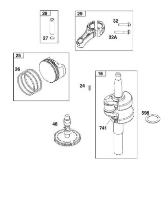 B&S - 12â  123P02-0067-H1 F - CONJUNTO DE CIGíœEí‘AL de la marca Stihl