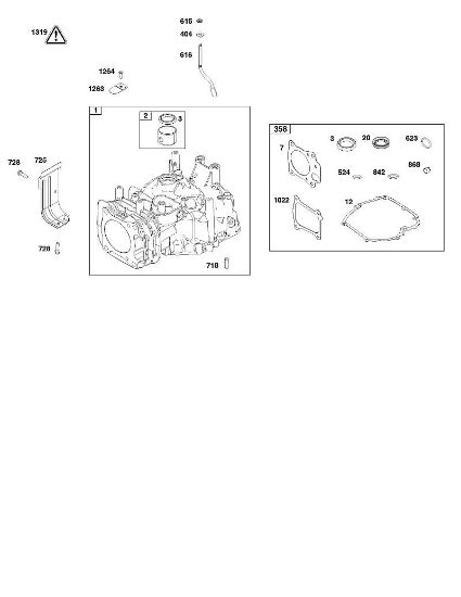 B&S - 12â  123P02-0067-H1 G - CONJUNTO DE CILINDROS de la marca Stihl