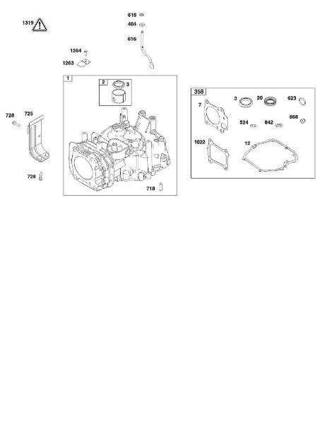 B&S - 12â  123P02-0067-H1 G - CONJUNTO DE CILINDROS de la marca Stihl