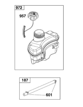 B&S - 12â  123P02-0067-H1 K - CONJUNTO DE ALIMENTACIí“N DE COMBUSTIBLE de la marca Stihl