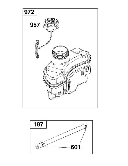 B&S - 12â  123P02-0067-H1 K - CONJUNTO DE ALIMENTACIí“N DE COMBUSTIBLE de la marca Stihl