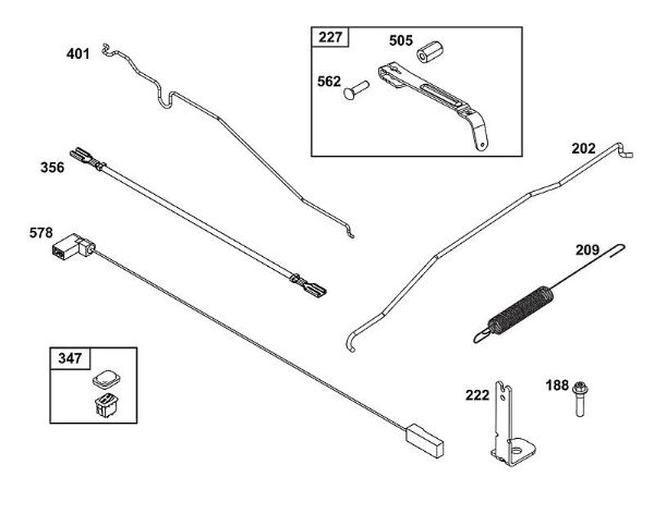 B&S - 12â  125P02-0087-F1 D - CONJUNTO DE ELEMENTOS DE MANDO de la marca Stihl