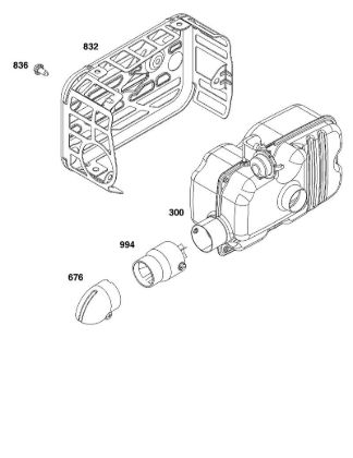 B&S - 12â  125P02-0087-F1 I - CONJUNTO DE GASES DE ESCAPE de la marca Stihl