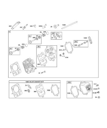 B&S - 12â  126392-3274-H8 F - Culata de la marca Stihl