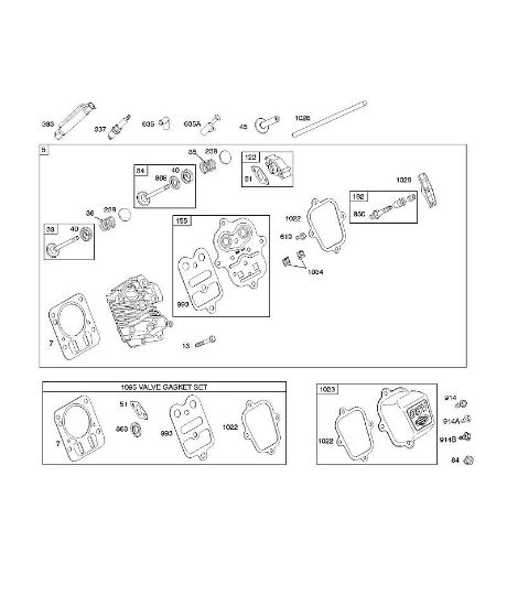 B&S - 12â  126392-3274-H8 F - Culata de la marca Stihl