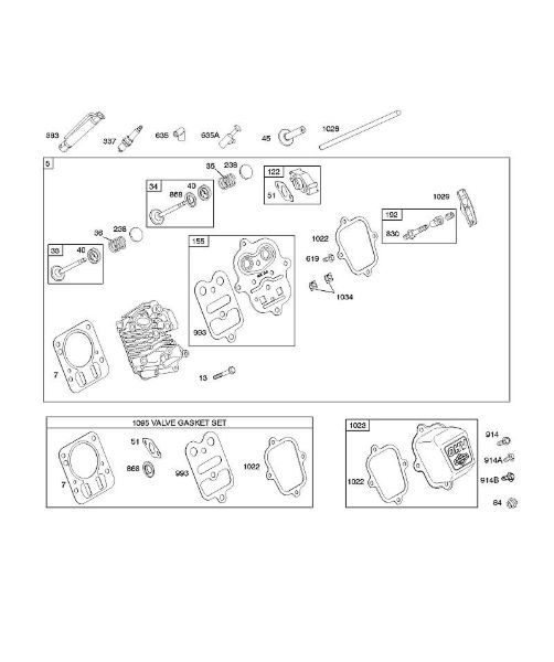 B&S - 12â  126392-3274-H8 F - Culata de la marca Stihl