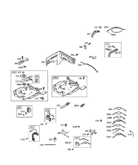 B&S - 12â  126492-0165-E1 F - Mandos, resorte de regulador, encendido de la marca Stihl